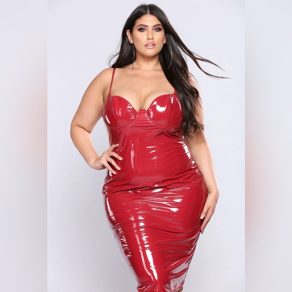 Latex FashionNova Dress